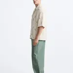 Футболка мужская белая ZARA, Raw White - фото 6