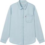 Levis Левис рубашка женская светло-голубая - фото