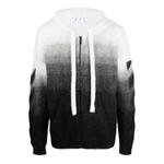 Толстовка Men's OFF-WHITE Colorblock Drawstring Zipper Knit Jacket Black, мультиколор - фото