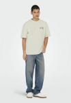 Футболка с принтом ONSBLIGH Only & Sons, бежевый - фото 2