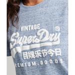 Футболка Superdry Vl Scripted Coll T-shirt, синий - фото 4