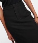 Фланелевая юбка макси Vince, черный - фото 4