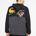 Куртка Air Jordan Casual Windproof Woven Jacket Men's Gray Black, черный - фото 4