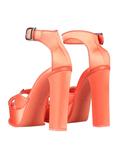 Сандалии Alexander Mcqueen, лососево-розовый - фото 3
