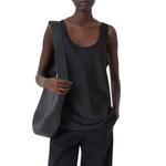 Блестящий топ черного цвета CLOSED - фото 2