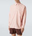 Шёлковая рубашка Auralee, Light Red Chambray - фото 3