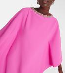 Креповое платье Amarella, украшенное кристаллами Safiyaa, Beverly With Multi-Pastels - фото 4