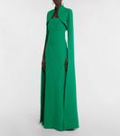 Креповое платье SAFIYAA, зеленый - фото 2