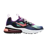 Кроссовки Nike Air Max 270 React GS 'Kinetic Green Blue Ember', разноцветный - фото