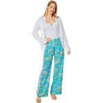 Брюки Lilly Pulitzer Bal Harbour Palazzo Pants, цвет Cumulus Blue Chick Magnet - фото 3