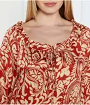 Платье с узором пейсли Liu Jo, коричневый - фото 4