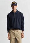 Поло GANT PULLOVER, Marine/Dark Blue - фото