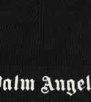 Шапка с логотипом Palm Angels Kids, черный - фото 2