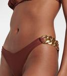 Плавки бикини с цепочками SAME, коричневый - фото 4