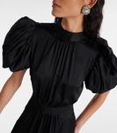 Платье Dawnana с декоративными рукавами и буфами Rotate, черный - фото 4