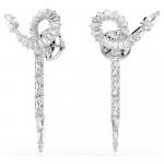 Серьги-Капли в форме змеи Swarovski - фото 2