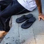 INDOSOLE Мужские сандалии Toe - Easy Living Black - фото 7