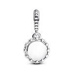 Шарм Schoolteacher Engravable Dangle Pandora, стерлинговое серебро - фото 2