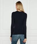 Лонгслив женский Karl Lagerfeld облегающего кроя из модала, черный - фото 3