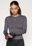Топ Nike Performance ONE TOP, Thunder Grey/White/Grey - фото 4