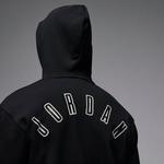 Толстовка Air Jordan Flight MVP Fleece Pullover Hoodie 'Black', черный - фото 3