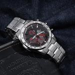 Часы CASIO EDIFICE Solar Powered Mens Black Analog, черный - фото 2