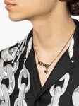 Колье с логотипом VERSACE, серебяный - фото 2