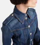 Джинсовое платье миди Sportmax, синий - фото 4