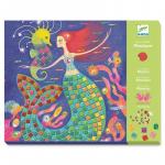 Djeco, творческий набор "Мозаика Русалка" - фото