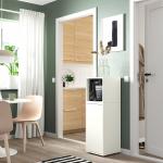 Комбинация шкафов Ikea Eket на ножках, 35x35x107 см, белый - фото 3