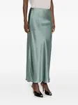 Атласная юбка миди Malo, зеленый - фото 3