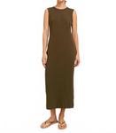 Камилла макси-платье в темно-оливковом Paper Label - фото