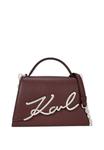 Сумка KARL LAGERFELD SIGNATURE, Windsor Burgundy/Bordeaux - фото 2