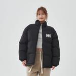 Пуховик Unisex M&X MEDX, черный (розовый логотип) - фото 10