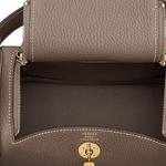 HERMES Сумка через плечо кроссбоди мини из кожи тауренон клеманс - фото 5