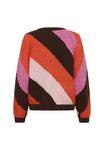 Джемпер Culture Jumper, Brown Pink Mix/Brown - фото 6