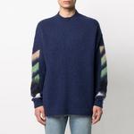 Свитер мужской Off-White SS21, темно-синий - фото 2