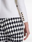 Шерстяной пиджак без застежки Balmain, белый - фото 6