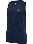 Футболка Newline S/L Kids Core Running Singlet, черный - фото 4
