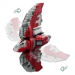 Детский конструктор Lego Lsw-2023-19 V29, коричневый - фото 4