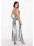 Длинное платье faina, серебряный - фото 4