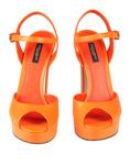 Сандалии Dolce&Gabbana, оранжевый - фото 4