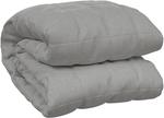Утяжеленное одеяло 220х240 см, 15 кг, ткань, серое - фото 2