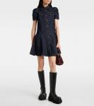 Кожаные высокие сапоги до колена McQueen, Black - фото 3