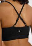 Бюстгальтер Even&Odd active LOW SUPPORT SPORTS BRA WITH FRONT RUCHING AND CROSS BACK, Black - фото 5