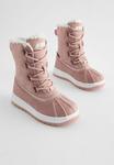 Ботинки на шнуровке REGULAR FIT Next, розовый - фото 3