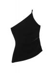 Топ Stradivarius ASYMMETRIC , Black - фото 4
