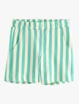 Детские хлопковые шорты в полоску Lindex, White - фото