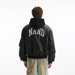 NANDCHN Пуховик унисекс черный, Black - фото 5
