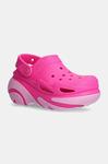 Шлепанцы Bubble Crush Clog Crocs, розовый - фото